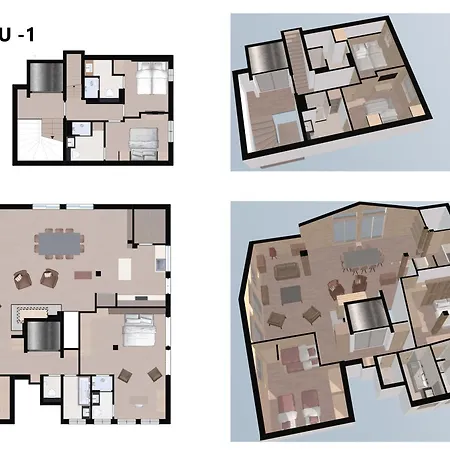 Duplex Luxueux Avec Sauna, Cheminee Et Parking A - Fr-1-694-334 Апартаменты